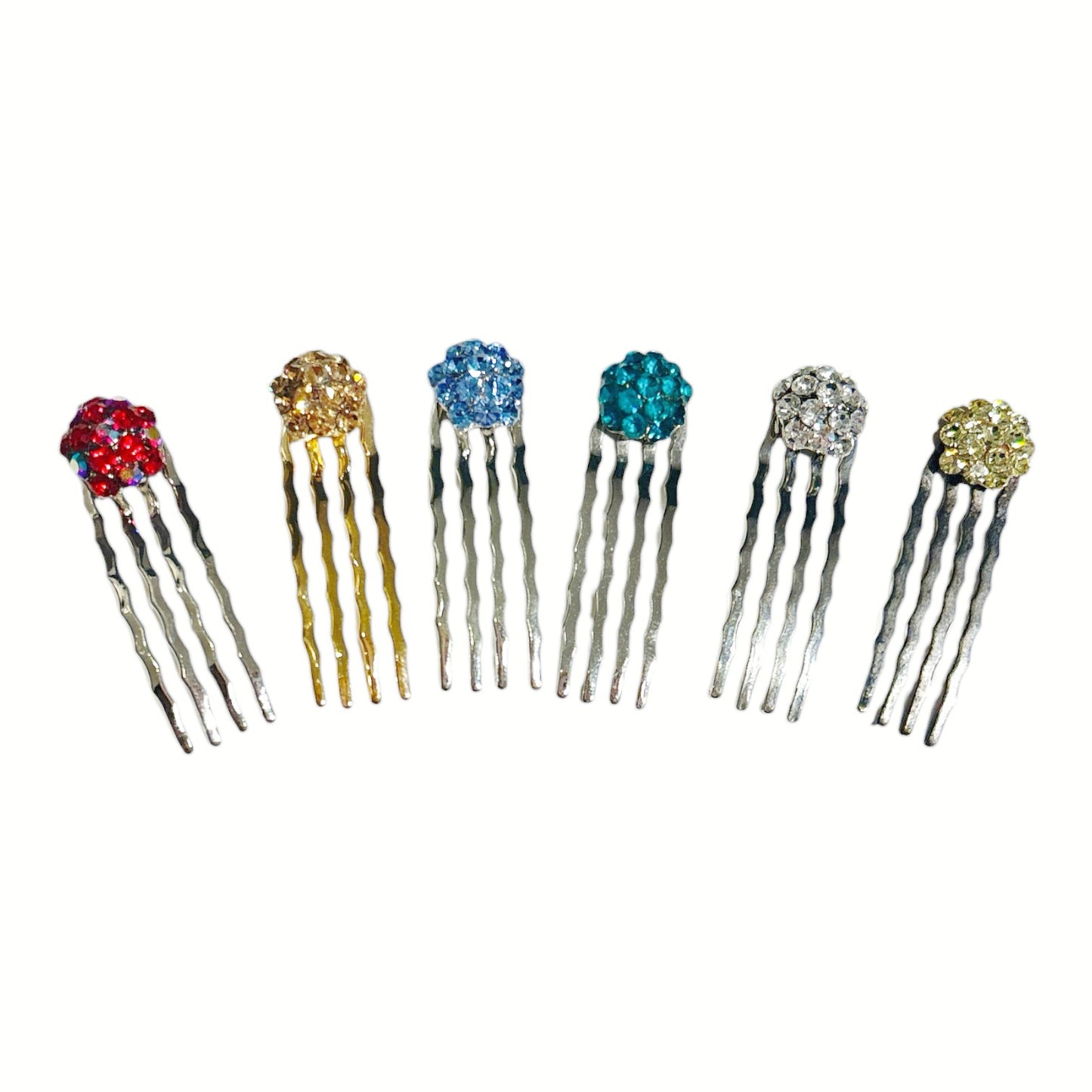 Women's Swarovski Crystal Elements Hair Comb Small Individual