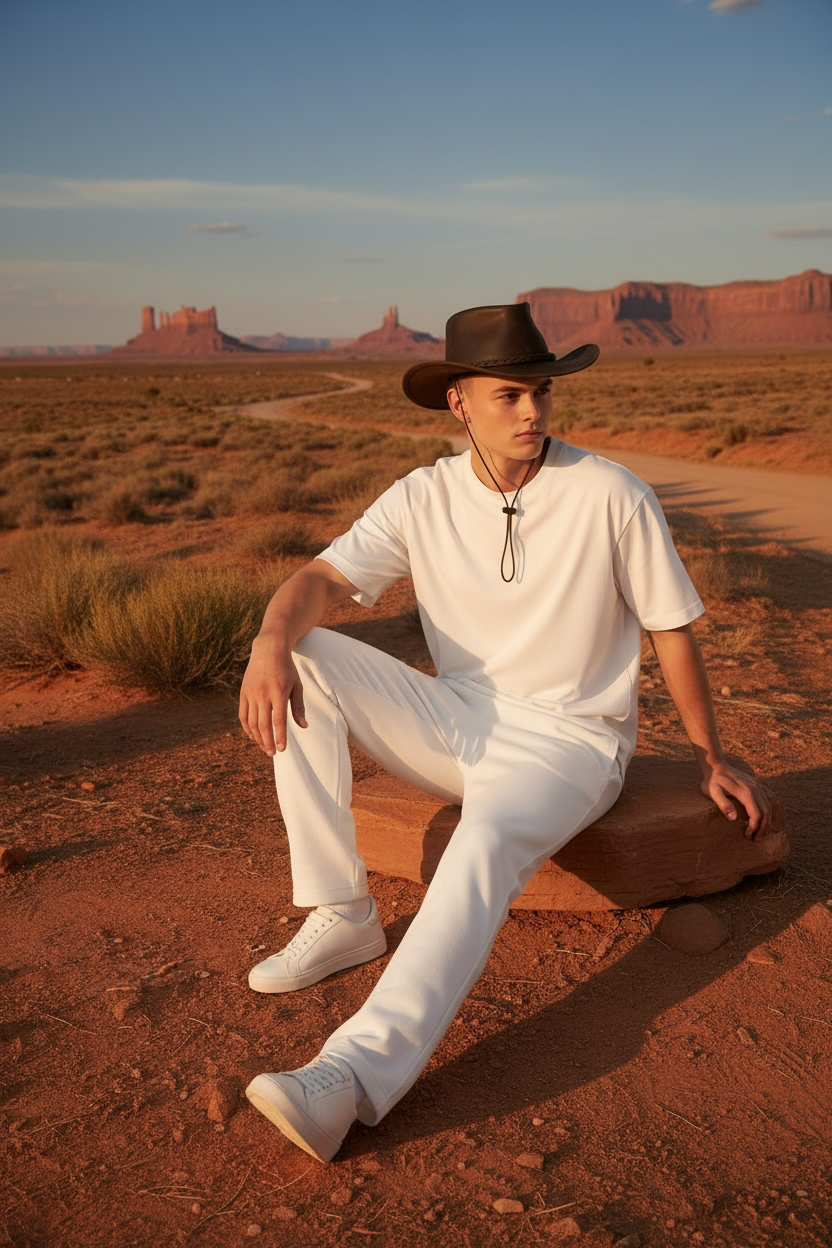 Genuine Leather Western Unisex Cowboy Hats 6030