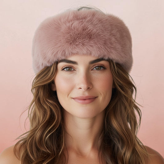 Winter Super Soft Faux Rabbit Fur Light Weight Headband