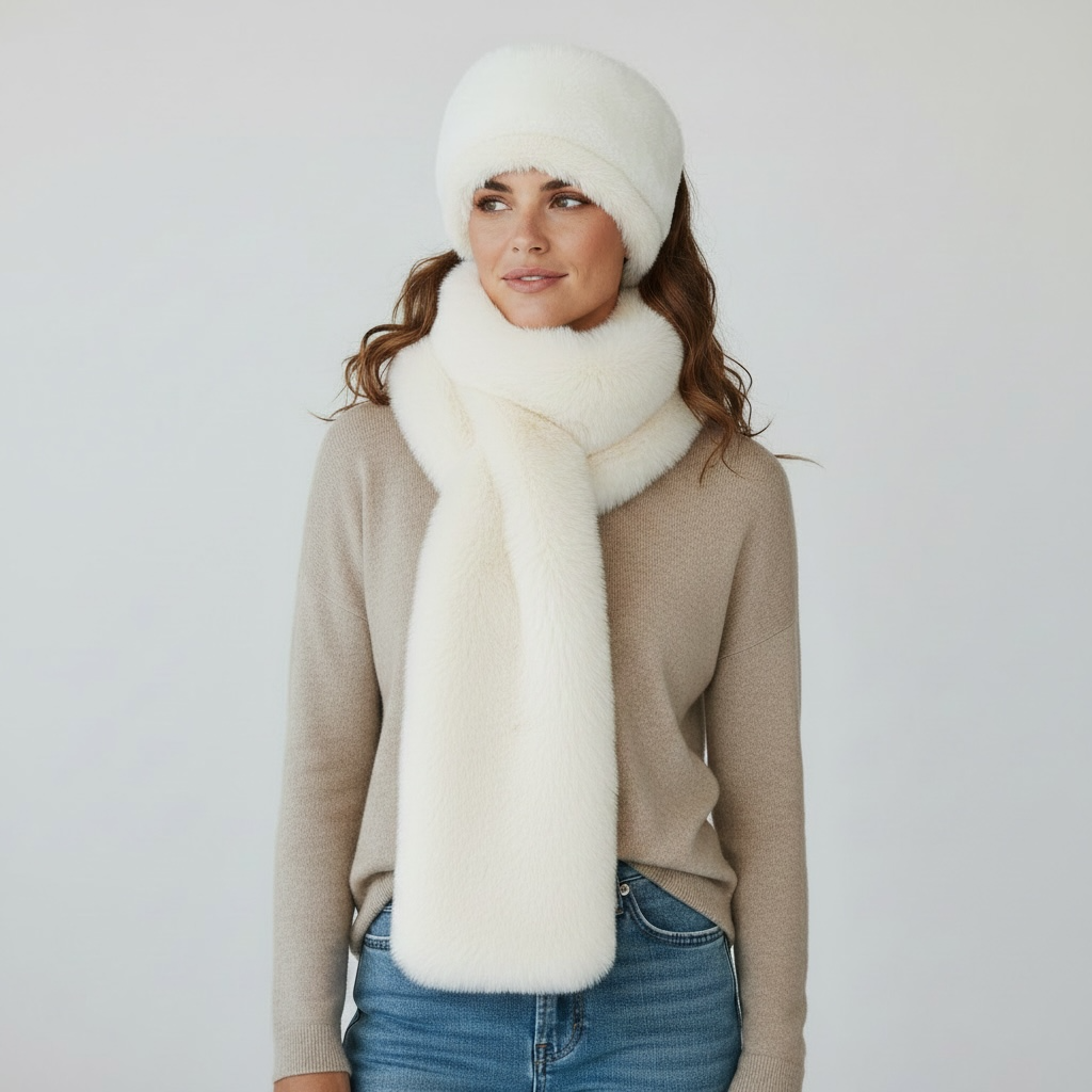 Winter Super Soft Faux Rabbit Fur Light Weight Headband