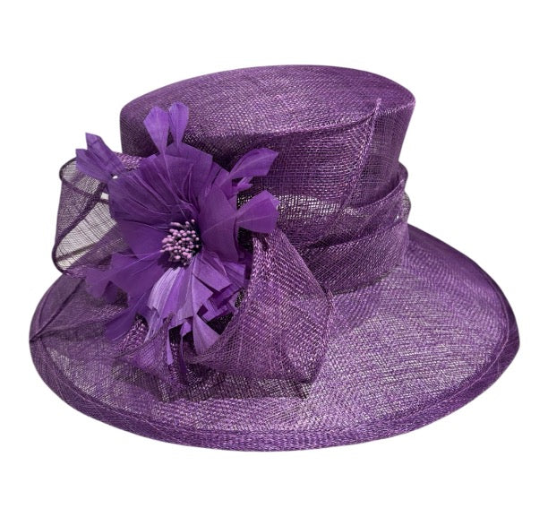 Women's Derby Tea Party 100% Sinamay Fascinator Hat 6001