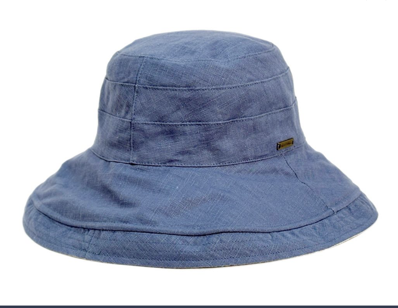 50 UPF-UV Sun Protection 100% Cotton Reversible Two Tone Sun Cloche Bucket Hats 7139