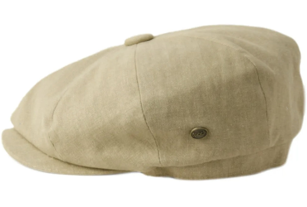 Men's Herringbone Cotton Twill Newsboy Hats Spring Fall L7081