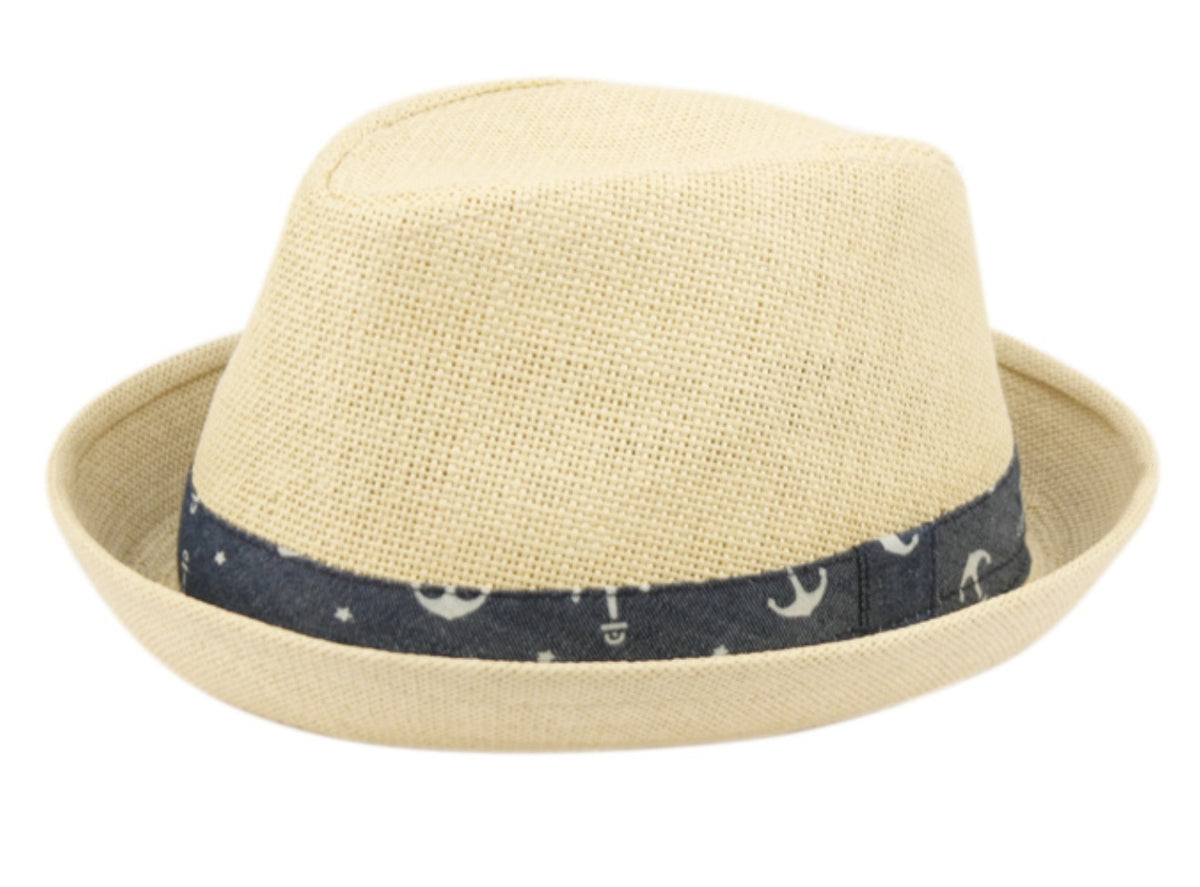 Kids Paper Straw Fedora