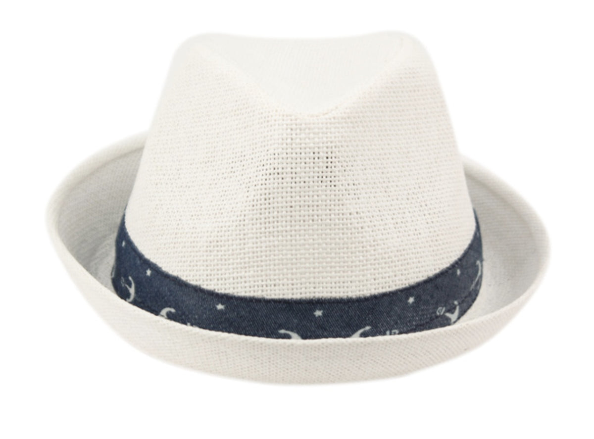 Kids Paper Straw Fedora