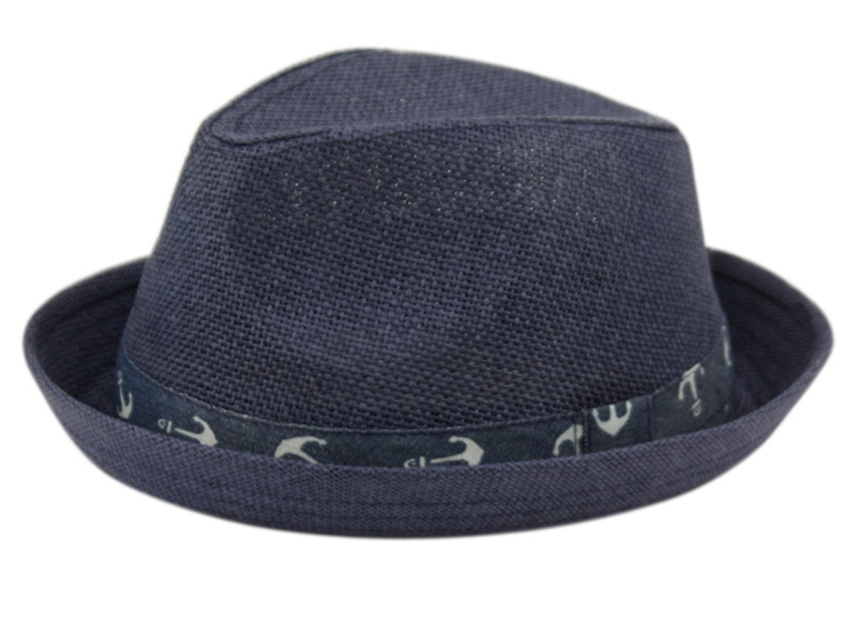 Kids Paper Straw Fedora