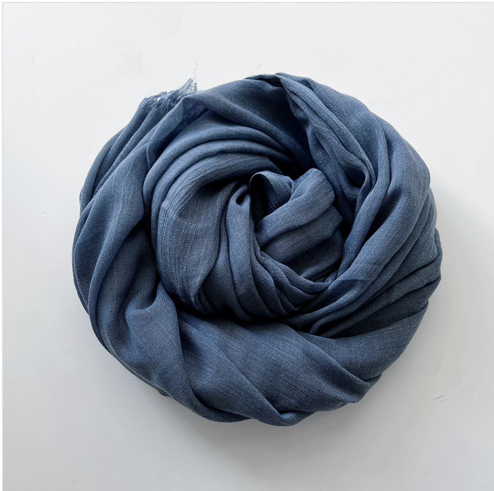 Women's Cotton Linen Feel Scarf Shawl Lightweight See Through Head Wrap For Summer Spring