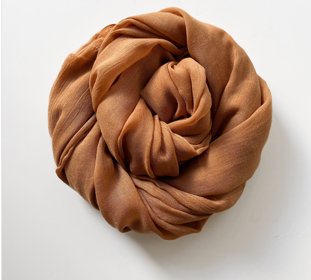 Women's Cotton Linen Feel Scarf Shawl Lightweight See Through Head Wrap For Summer Spring