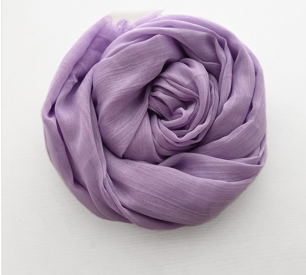 Women's Cotton Linen Feel Scarf Shawl Lightweight See Through Head Wrap For Summer Spring