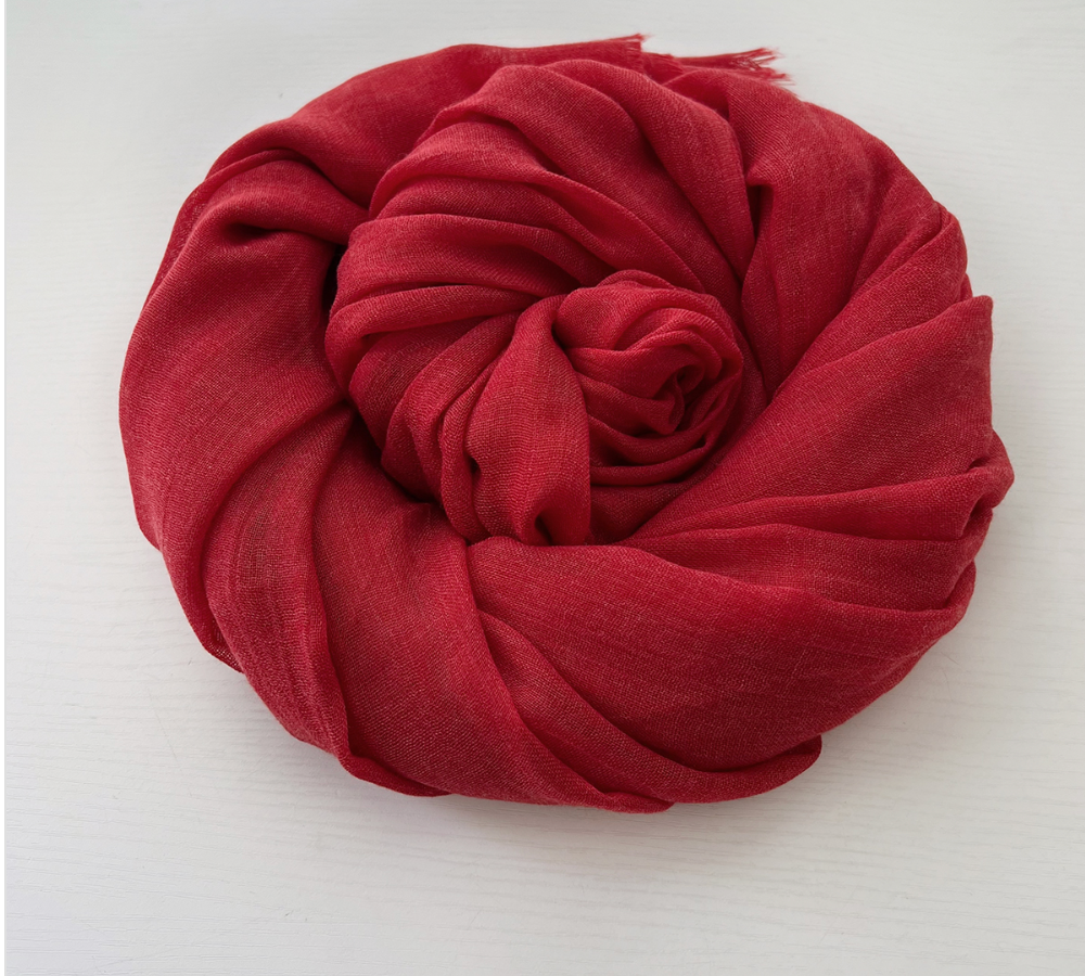 Women's Cotton Linen Feel Scarf Shawl Lightweight See Through Head Wrap For Summer Spring