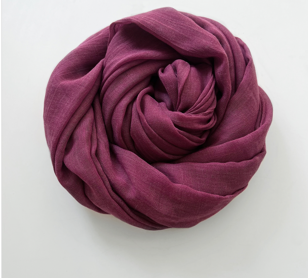 Women's Cotton Linen Feel Scarf Shawl Lightweight See Through Head Wrap For Summer Spring
