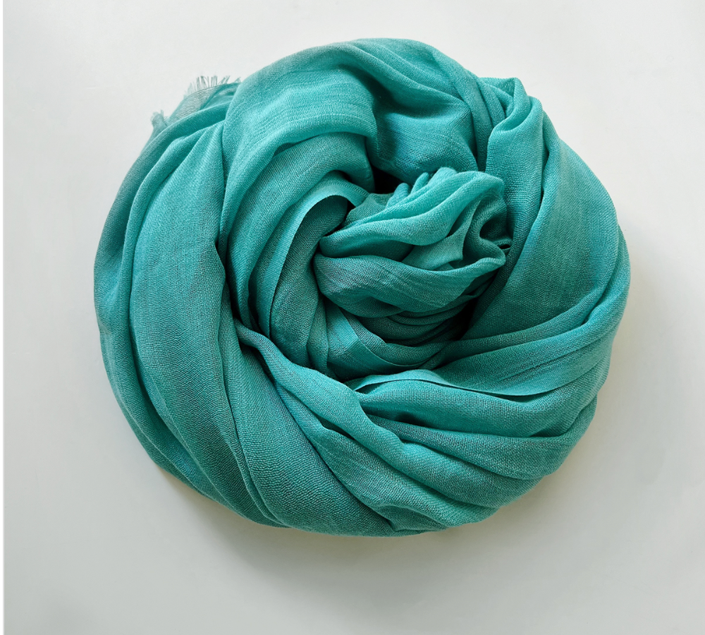 Women's Cotton Linen Feel Scarf Shawl Lightweight See Through Head Wrap For Summer Spring