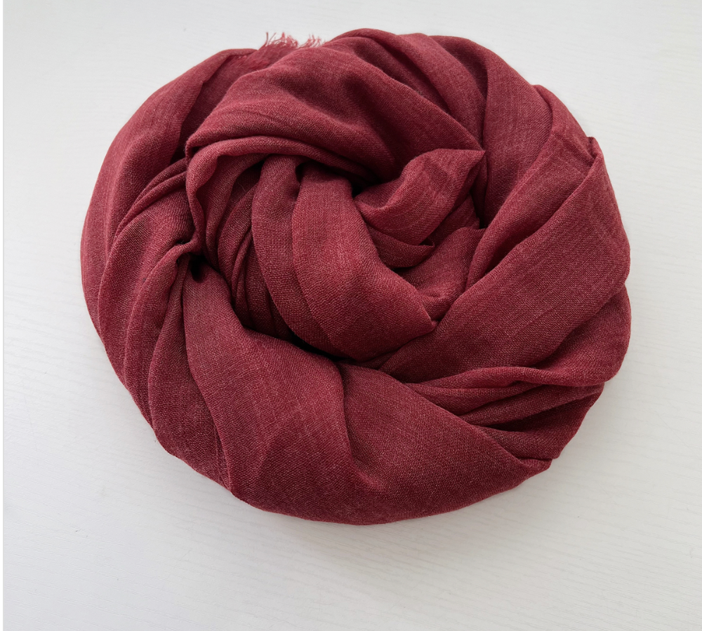 Women's Cotton Linen Feel Scarf Shawl Lightweight See Through Head Wrap For Summer Spring
