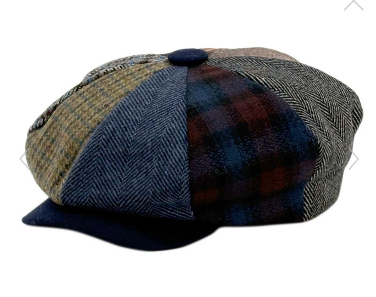 Men's Crown Oversized Fuller Big Apple Cap – 100% Wool 1930s Style Newsboy Hat  (Not a regular apple hat L1778)