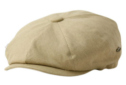 Men's Herringbone Cotton Twill Newsboy Hats Spring Fall L7081