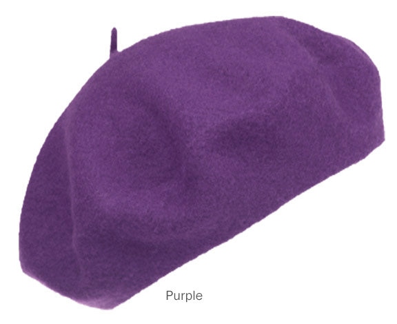 Unisex French Style 100% Pure Wool Beret L004