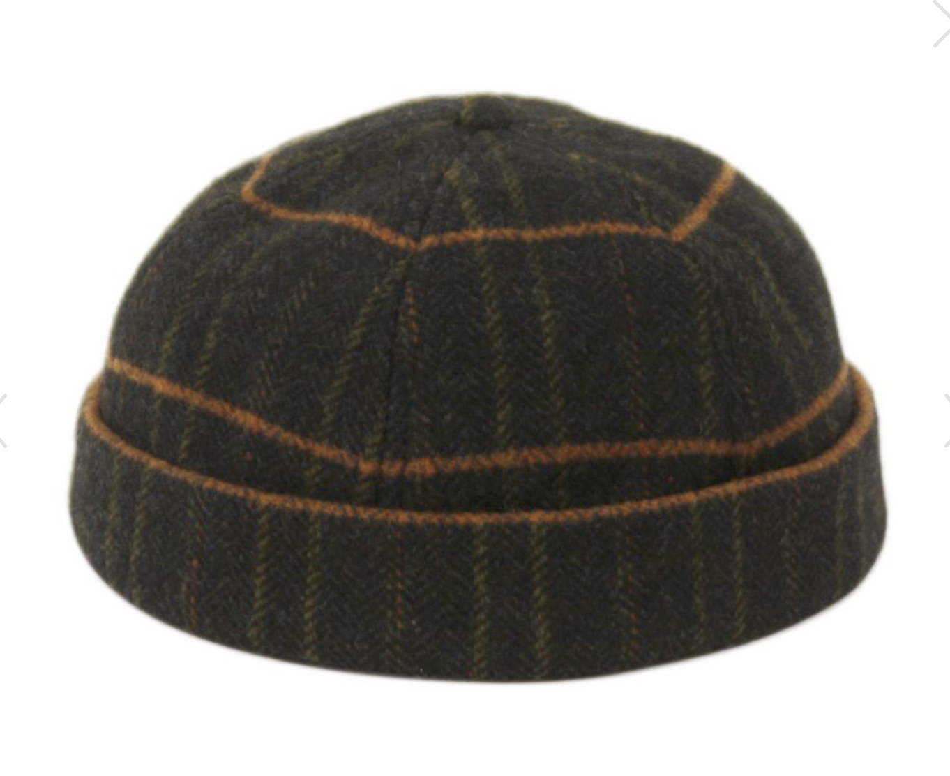 Men's Wool Cuff Short Skull Cap Beanie