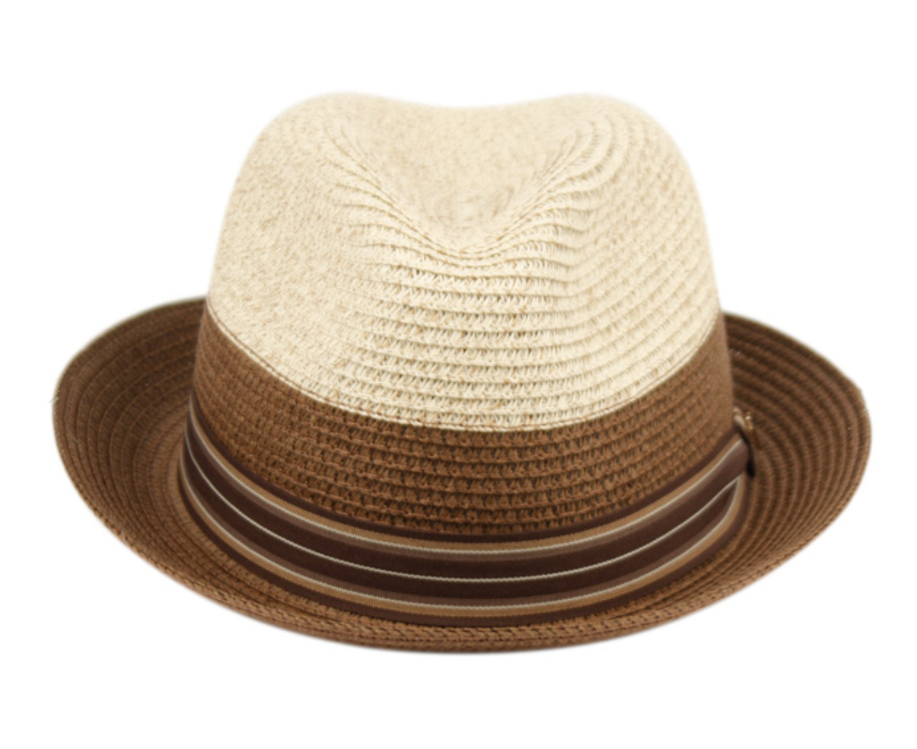 Richman Brothers Two Tone Polybraid Fedora Hat 4007