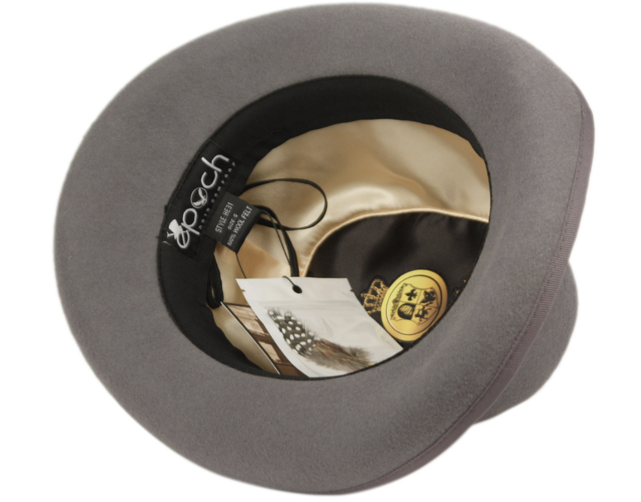 Men's Top Hat Godfather Homburg Derby Stiff Wool Felts Hats L31