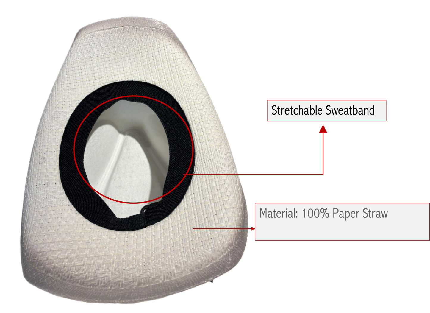 Unisex Cowboy UPF 50+ Sun Protection Black Beige with Elastic Sweatband L0024