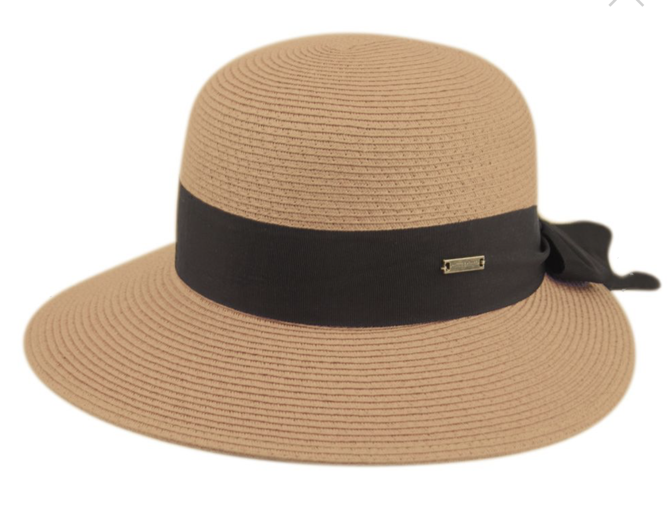 50 UPF-UV Sun Protection Women's Paper Straw Braid Cloche Hats 2916