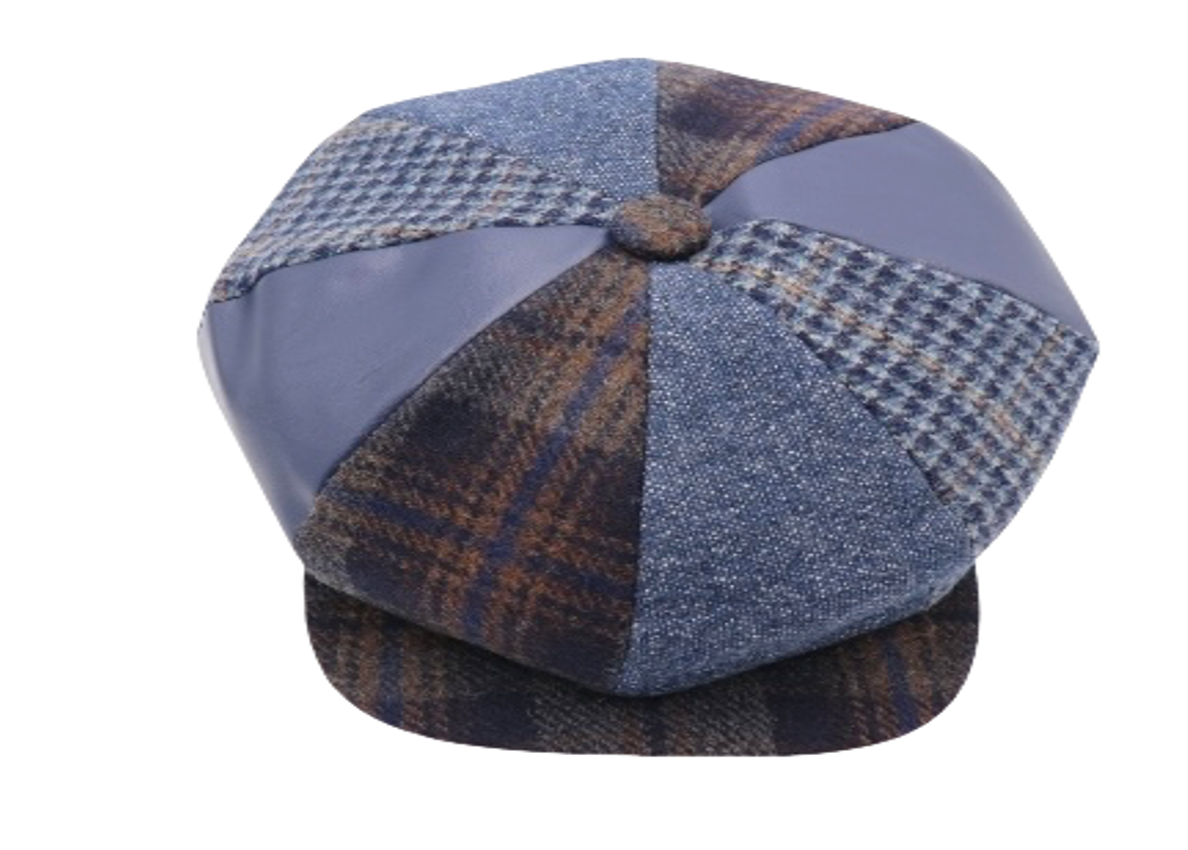 Men's Crown Oversized Big Apple Cap Snap Front 100% Wool One Size (Not a regular apple hat L1778)