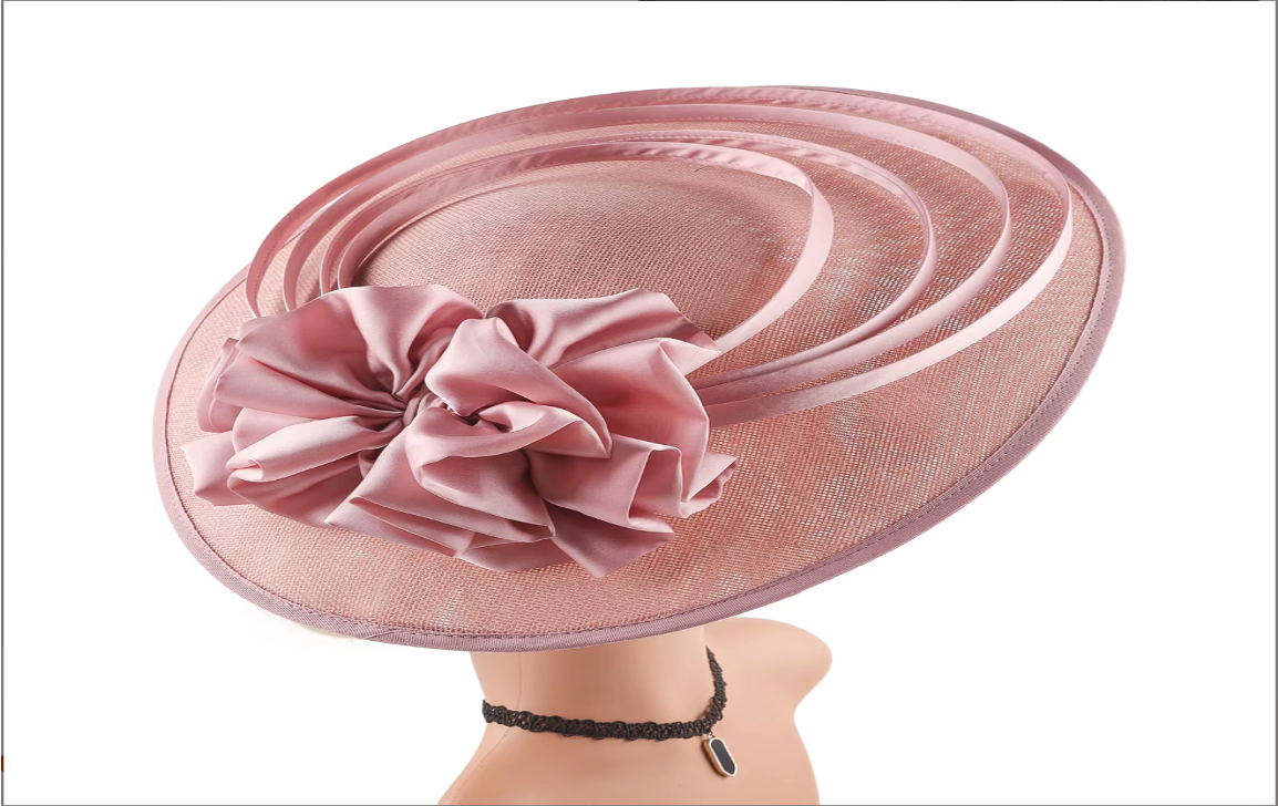 Deluxe Theme Party Flower Fascinator Fashion Church Derby Hats for Women 65752