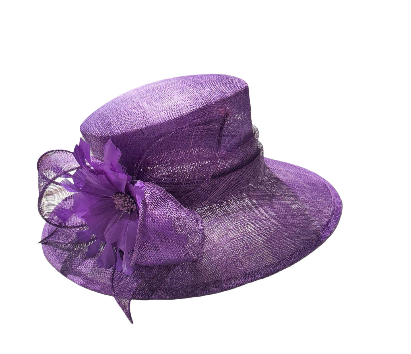 Women's Derby Tea Party 100% Sinamay Fascinator Hat 5001