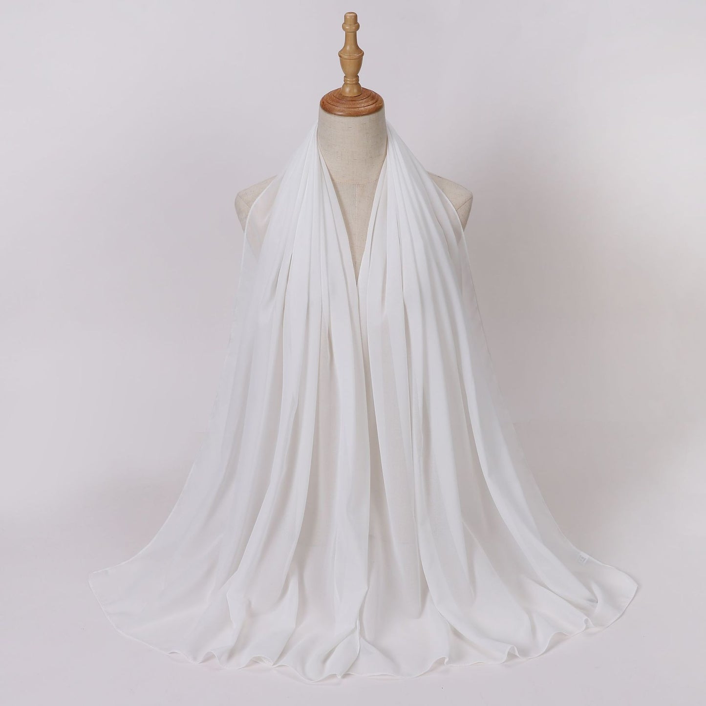 Women's Light Weigh Solid Color Chiffon Scarf Shawl