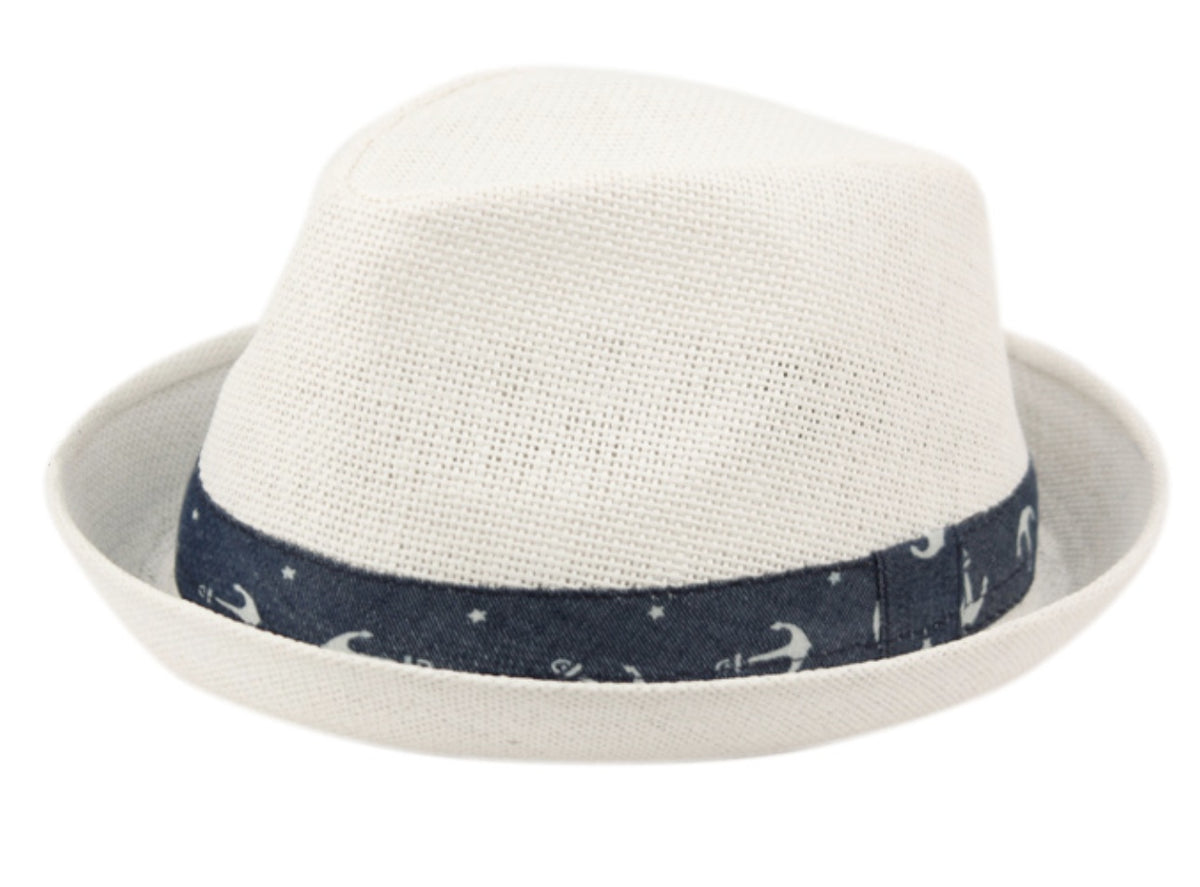 Kids Paper Straw Fedora